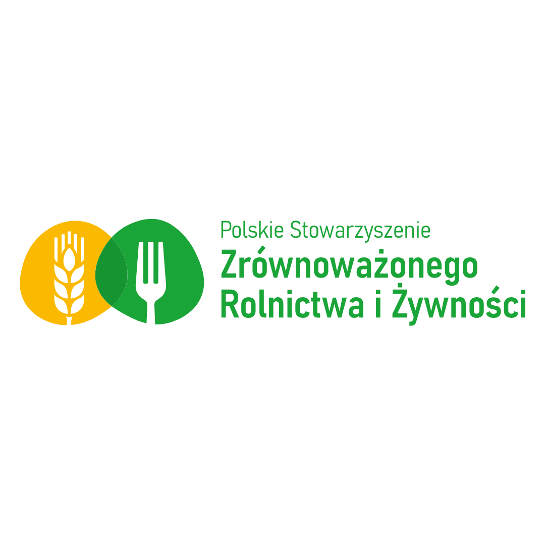 logo polskiego stowarzyszenia zrównoważonego rolnictwa i żywności
